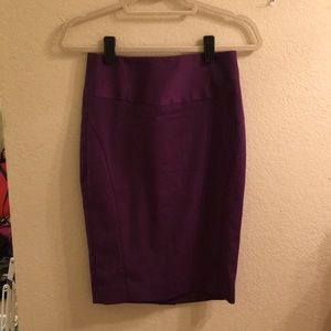 The Limited purple skirt